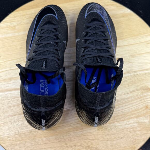 Nike Zoom Superfly 9 Elite FG Black Chrome Hyper Royal DJ4977-040 Size 7.5M / 9W - Picture 8 of 10